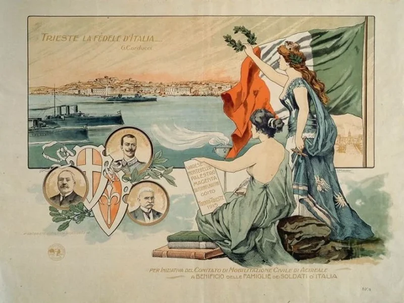 1832-Giulio Marvardi - Trieste la fedele d'Italia